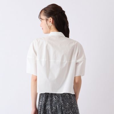 【Ｃｈａｒｍｅ　ｐａｒ　Ｅｃｌａｔ】ウォッシャブル　タック比翼ブラウス（７３０３３５６７）