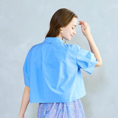 【Ｃｈａｒｍｅ　ｐａｒ　Ｅｃｌａｔ】ウォッシャブル　タック比翼ブラウス（７３０３３５６７）