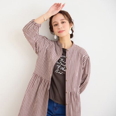 美品✨ ドゥーズィエムクラス ギンガムチェック シャツ コットン100 手洗い可 美品】 ドゥーズィエムクラス ギンガムチェック シャツ コットン100