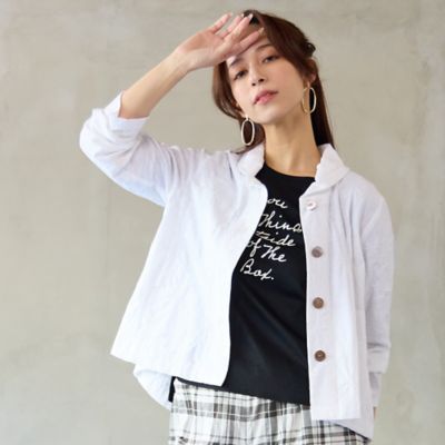 ＜Liliane Burty Eclat (Women/小さいサイズ) ＞【洗える・アンサンブル対応】綿ジャカードカーディガン（７３０３３６６１）