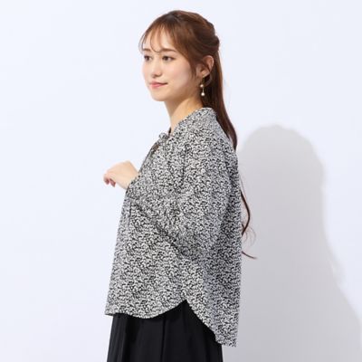 洗える】リバティプリントブラウス（73033667） | Liliane