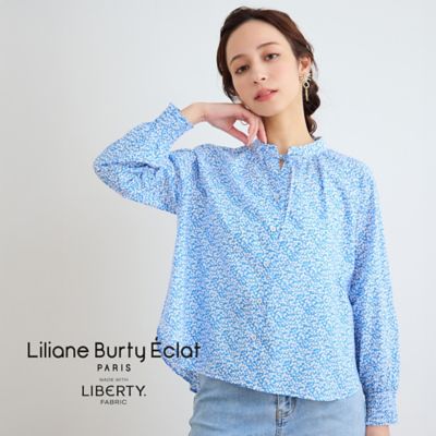 洗える】リバティプリントブラウス（73033667） | Liliane