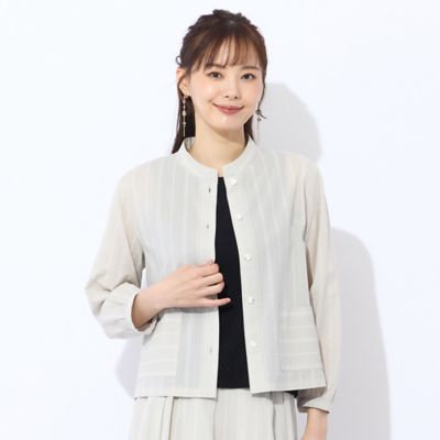 【Ｓ・Ｍサイズ／セットアップ可】綿ローンウォッシャブル　ライトジャケット（７３０３４５２１）