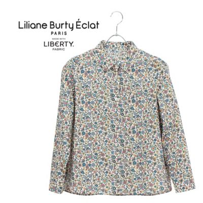 洗える】リバティ小花プリントブラウス（73035651） | Liliane