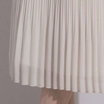 【Ｓ・Ｍサイズ】梨地ジョーゼット　プリーツスカート（７３０４２４４１）