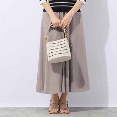 洗える・接触冷感】オールゴムジョーゼットスカート（73042605