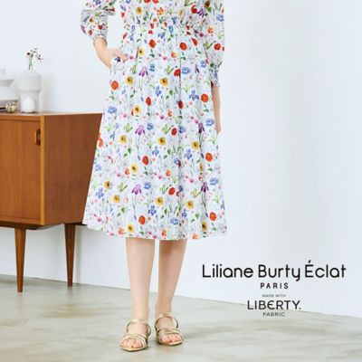 Liliane Burty Eclat (Women/小さいサイズ) /リリアンビューティ エクラ 【セットアップ対応／Ｓ・Ｍサイズ】リバティ　オールゴムスカート（７３０４３５０５）