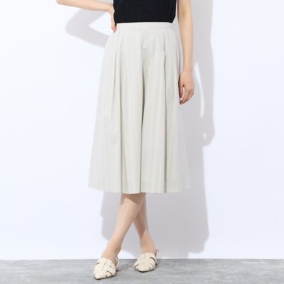 【SALE】Liliane Burty Eclat (Women/小さいサイズ) /リリアンビューティ エクラ【S・Mサイズ/セットアップ可】綿ローンウォッシャブル スカート(73044521) ベージュ ロングスカート【三越伊勢丹/公式】