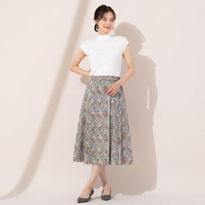 リバティプリント ペイズリー柄 リバティスカート色 北欧暮らしの道具