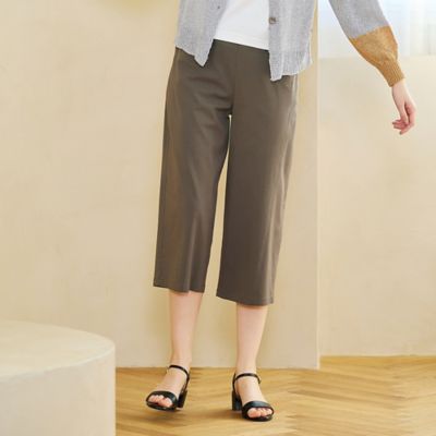 【Ｓ・Ｍサイズ】ポケットボタン　クロップドパンツ（７３０５２５５５）