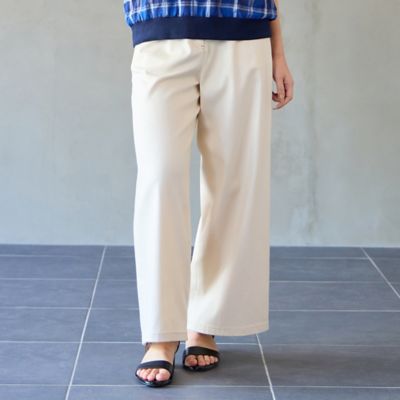 ＜Liliane Burty Eclat (Women/小さいサイズ) ＞【洗える】再生繊維（セルロース）デニムパンツ（７３０５２６０５）