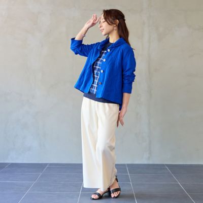 洗える】再生繊維（セルロース）デニムパンツ（73052605