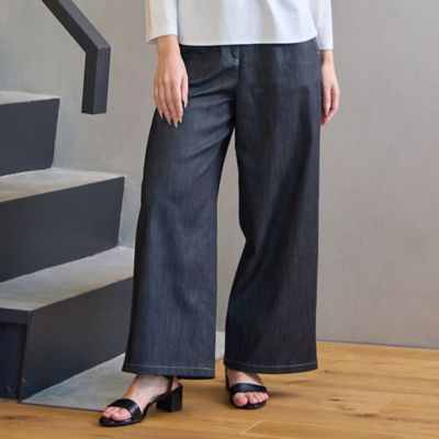 【新品未使用】RRL25SS 高級レトロキャットウィスカー デニムパンツ36 洗える】再生繊維（セルロース）デニムパンツ（73052605