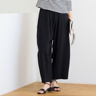 ＜Liliane Burty Eclat (Women/小さいサイズ) ＞【洗える】バルーンシルエットオールゴムパンツ（７３０５２６５６）