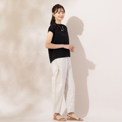 【Ｓ・Ｍサイズ】新色追加！コクーンシルエット　デニムパンツ（７３０５３４５２Ａ）
