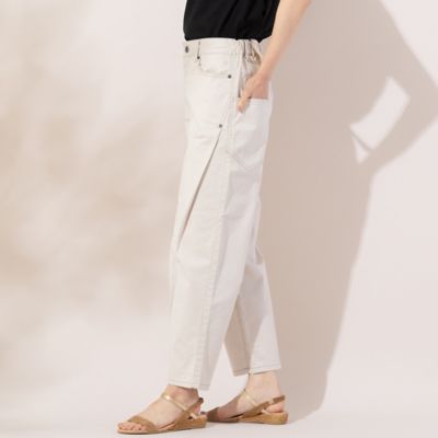 【Ｓ・Ｍサイズ】新色追加！コクーンシルエット　デニムパンツ（７３０５３４５２Ａ）