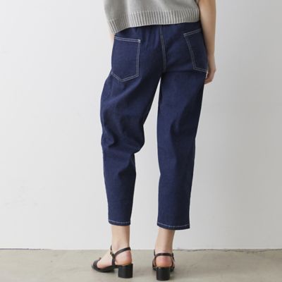 【Ｓ・Ｍサイズ】新色追加！コクーンシルエット　デニムパンツ（７３０５３４５２Ａ）