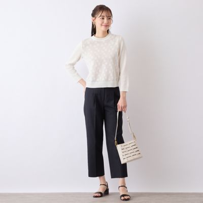 【Ｓ・Ｍサイズ】ウォッシャブルオックスセンタープレスパンツ（７３０５３５０１）
