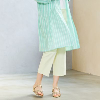【Ｓ・Ｍサイズ】ウォッシャブルオックスセンタープレスパンツ（７３０５３５０１）