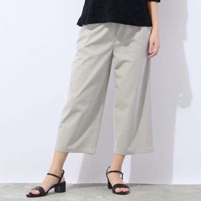 ＜Liliane Burty Eclat (Women/小さいサイズ) ＞【洗える】接触冷感クロップドパンツ（７３０５３６０１）