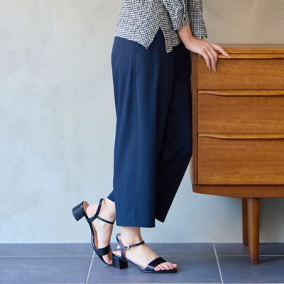 洗える】接触冷感クロップドパンツ（73053601） | Liliane