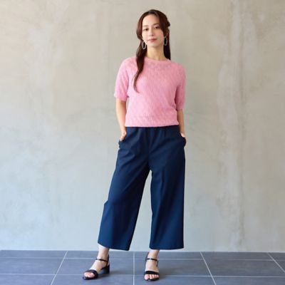 洗える】接触冷感クロップドパンツ（73053601） | Liliane 