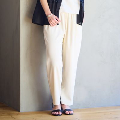 ＜Liliane Burty Eclat (Women/小さいサイズ) ＞【洗える・防しわ】オールゴムパンツ（７３０５３６５１）