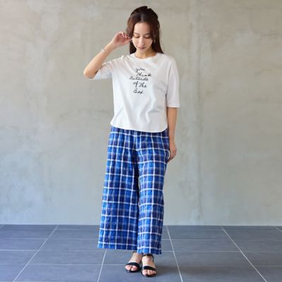baserange チェックパンツ Baserange チェックパンツ