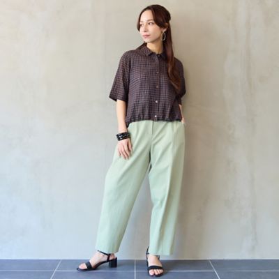 洗える・接触冷感】ツイルパンツ（73053665） | Liliane Burty