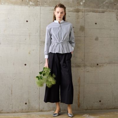MORRIS & SONS | タイプライターワイドパンツ WOMEN グリーン Morris & Sons（モリスアンドサンズ）の「MORRIS & SONS
