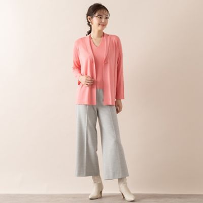 【Ｓ・Ｍサイズ】両面起毛ヘリンボン　センタープレスパンツ（７３０５６４６１）