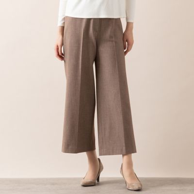 【Ｓ・Ｍサイズ】両面起毛ヘリンボン　センタープレスパンツ（７３０５６４６１）