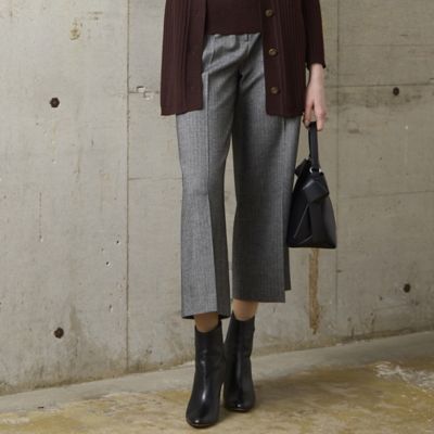 【Ｓ・Ｍサイズ】両面起毛ヘリンボン　センタープレスパンツ（７３０５６４６１）