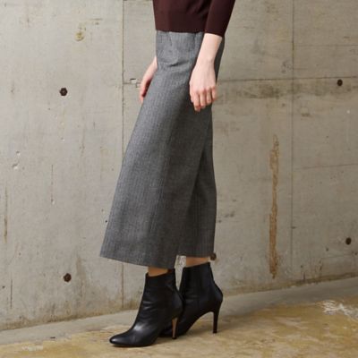 【Ｓ・Ｍサイズ】両面起毛ヘリンボン　センタープレスパンツ（７３０５６４６１）