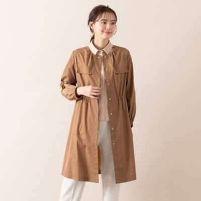 【Ｓ・Ｍサイズ】タフタ　ノーカラーコート（７３０７２５０１）