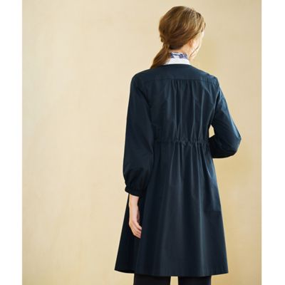 【Ｓ・Ｍサイズ】タフタ　ノーカラーコート（７３０７２５０１）