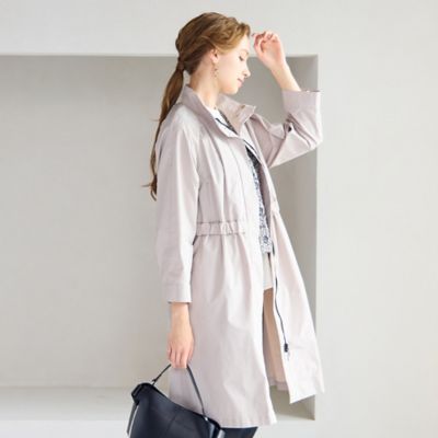 メモリータフタ比翼コート（73075555） | Liliane Burty Eclat