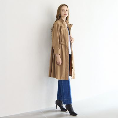 メモリータフタ比翼コート（73075555） | Liliane Burty Eclat