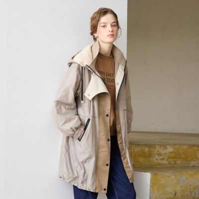 Charme par Eclat】キルトフード ショートジャケット