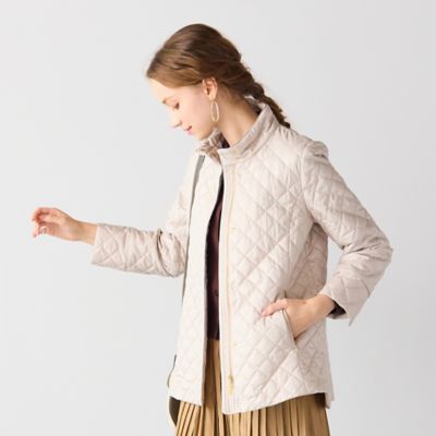 Liliane Burty Eclat (Women/小さいサイズ) /リリアンビューティ エクラ 50dタフタ 中綿ダイヤキルトコート(73076521) ベージュ コート・ジャケット【三越伊勢丹/公式】