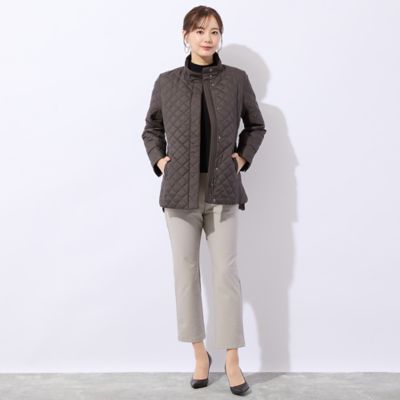 50dタフタ 中綿ダイヤキルトコート（73076521） | Liliane