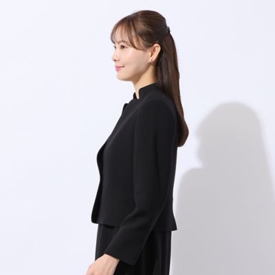 ブラックフォーマル対応】ジャケット＋ワンピーススーツ