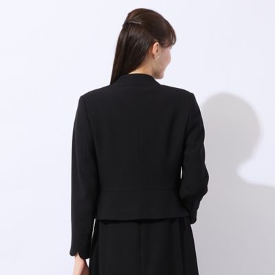 ブラックフォーマル対応】ジャケット＋ワンピーススーツ