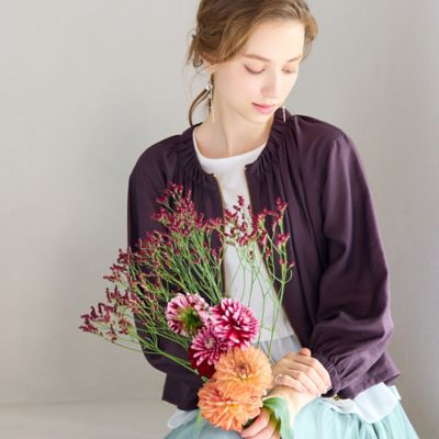 Liliane Burty Eclat (Women/小さいサイズ) /リリアンビューティ エクラ シアータンブラーライトジャケット(73105505) チャイロ コート・ジャケット【三越伊勢丹/公式】