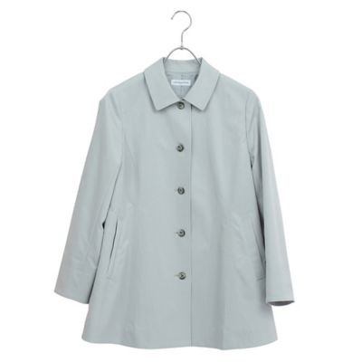 Liliane Burty ECLAT カシミヤ100%ステンカラーコート 防寒 Liliane Burty ECLAT カシミヤ100%ステンカラーコート 防寒