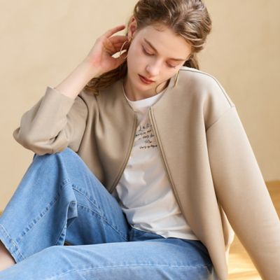 ノーカラーダンボールジャケット（73105652） | Liliane Burty