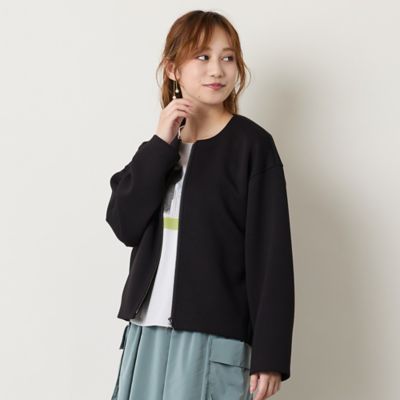 Liliane Burty Eclat (Women/小さいサイズ) /リリアンビューティ エクラ ノーカラーダンボールジャケット（７３１０５６５２）
