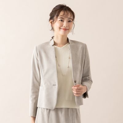 セットアップ対応／S・Mサイズ】シャンブレーベルベットジャケット