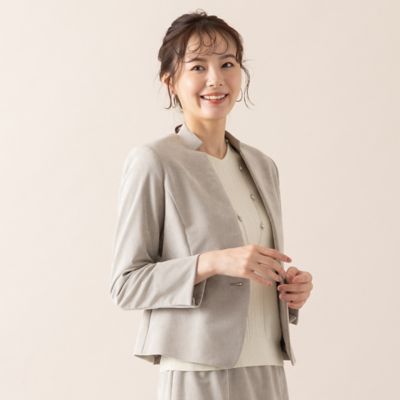 セットアップ対応／S・Mサイズ】シャンブレーベルベットジャケット