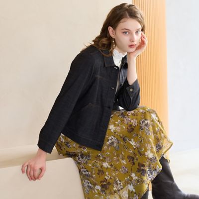 ロイヤルオックスデニムジャケット（73106601） | Liliane